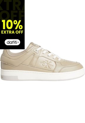 Tenis Beige De Cuero Sintético Calvin Klein