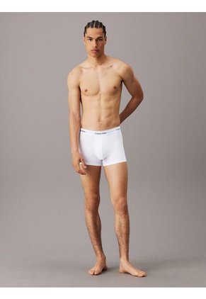 Pack Blanco De 3 Bóxers Trunk - Icon Cotton Stretch Calvin Klein