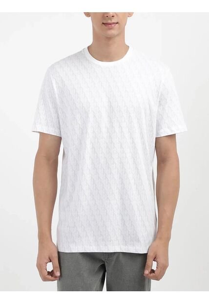 Camiseta Blanca Con Estampado Calvin Klein