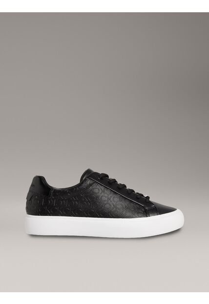 Tenis Negro Con Monograma Calvin Klein