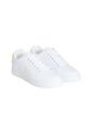 Tenis Blanco Classic Cupsole De Cuero Con Parche Calvin Klein de Calvin Klein