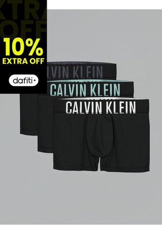 Pack Negro De 3 Boxers Ajustados - Intense Power Calvin Klein Calvin Klein