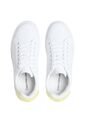 Tenis Blanco Classic Cupsole De Cuero Con Parche Calvin Klein de Calvin Klein
