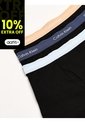 Pack Negro De 3 Bóxer Trunk - Cotton Stretch Calvin Klein de Calvin Klein