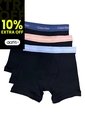 Pack Negro De 3 Boxer Brief - Cotton Stretch Calvin Klein de Calvin Klein