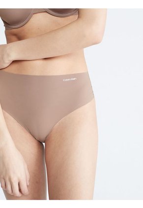 Pantie Chocolate Tipo Tanga Invisible De Cintura Alta Calvin Klein