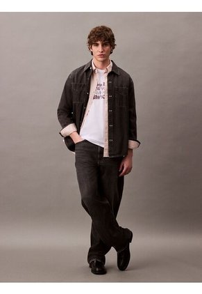 Camiseta Blanca Classic Crewneck Calvin Klein