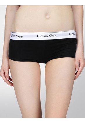 Pantys Negro Boyshort - Modern Cotton Calvin Klein