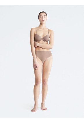 Pantie Chocolate Tipo Tanga Invisible De Cintura Alta Calvin Klein