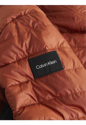 Chaqueta Naranja De Plumas De Materiales Reciclados Calvin Klein