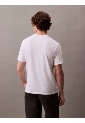 Camiseta Blanca Classic Crewneck Calvin Klein