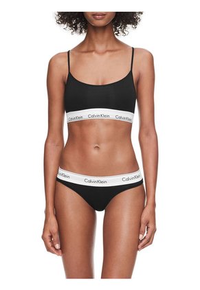 Pantie Cotton Negro Calvin Klein