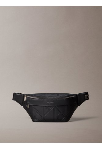 Canguro Negro Con Relieve Integral De Emblema Calvin Klein Calvin Klein
