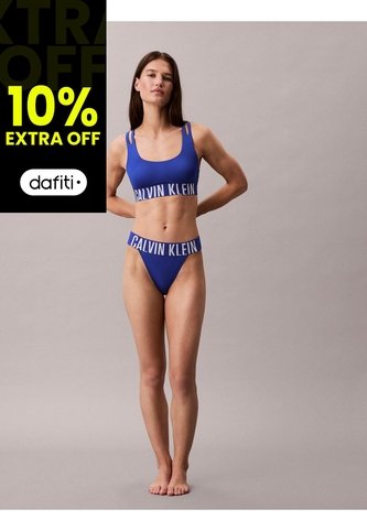 Tanga Azul De Hilo - Intense Power Microfibre Calvin Klein Calvin Klein