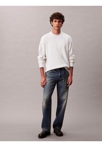 Saco Beige De Tejido Boxy En Punto Técnico Con Cuello Semi Alto Calvin Klein Calvin Klein