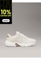 Tenis Beige De Cuero Sintético Calvin Klein de Calvin Klein