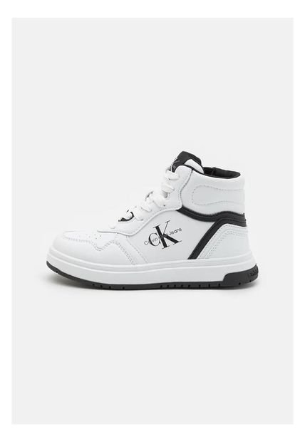 Tenis Blanco Altas Con Cordones Para Niño Calvin Klein