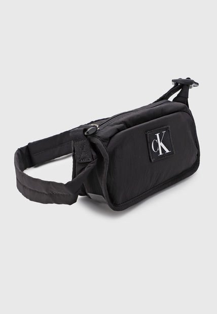 Bolso Manos Libres Negro-Blanco Calvin Klein