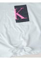 Camiseta Blanca Con Lentejuelas Y Detalle De Lazo Para Niña Calvin Klein de Calvin Klein
