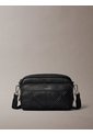 Bolso Negro Camera Con Textura De Emblema Calvin Klein de Calvin Klein