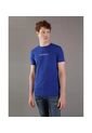 Camiseta Azul Con Logo Institutional Bicolor Calvin Klein de Calvin Klein