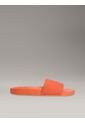 Sandalias Naranja De Lona Con Logo Calvin Klein de Calvin Klein