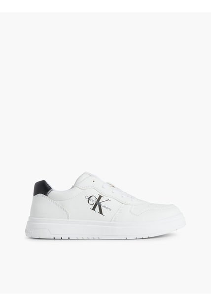 Tenis Bajas Para Niño Blanco Calvin Klein