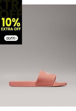 Sandalias Rosa De Lona Calvin Klein