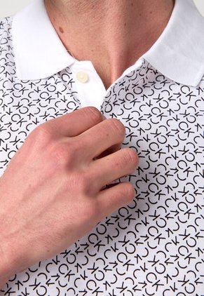 Polo Calvin Klein Blanco