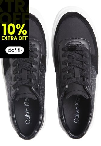 Tenis Negro Con Logo Calvin Klein Calvin Klein
