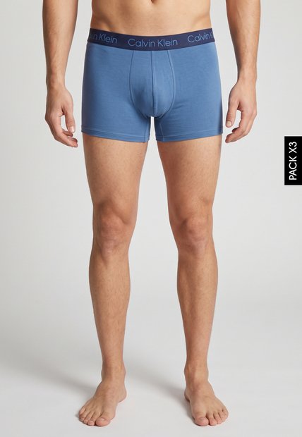 Bóxer x3 Calvin Klein Azul