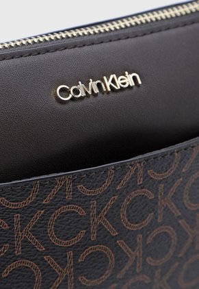 Bolso Marrón-Dorado Calvin Klein