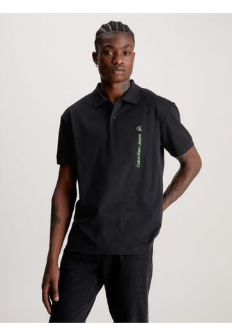 Polo Holgado Hombre Negro Calvin Klein Calvin Klein