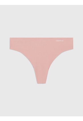Pantie Tipo Tanga Rosa - Invisible En Microfibra Calvin Klein