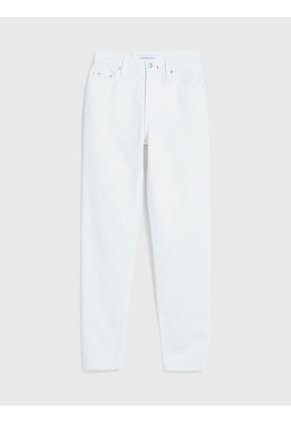 Mom Jeans Blancos Estrecho En El Tobillo Para Mujer Calvin Klein