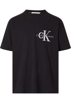 Camiseta Con Logo Hombre Negro Calvin Klein