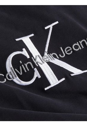 Camiseta Con Logo Hombre Negro Calvin Klein