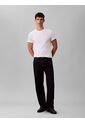 Camiseta Blanca Con Micro Monograma Bordado Calvin Klein de Calvin Klein