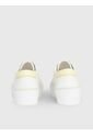 Tenis Blanco Blanco Con Plataforma Y Monograma Calvin Klein de Calvin Klein