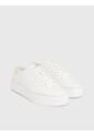 Tenis Blanco Blanco Con Plataforma Y Monograma Calvin Klein de Calvin Klein