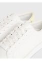Tenis Blanco Blanco Con Plataforma Y Monograma Calvin Klein de Calvin Klein