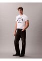 Camiseta Blanca Con Gráfico De Logo Calvin Klein de Calvin Klein