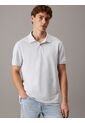 Polo Celeste Clásico De Piqué De Algodón Calvin Klein de Calvin Klein