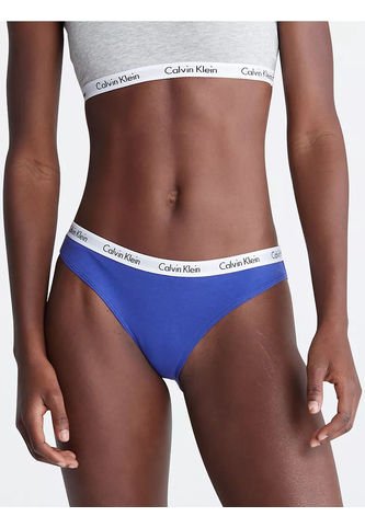 Bikini Azul Clásico Con Logo Calvin Klein Calvin Klein
