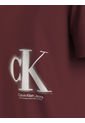 Camiseta Informal Con Logo Hombre Vino Calvin Klein de Calvin Klein