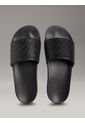 Sandalias Negro Con Logo Calvin Klein de Calvin Klein