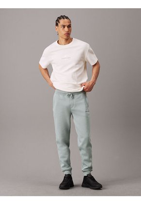 Jogger Verde De Chándal Con Logo Monograma Calvin Klein