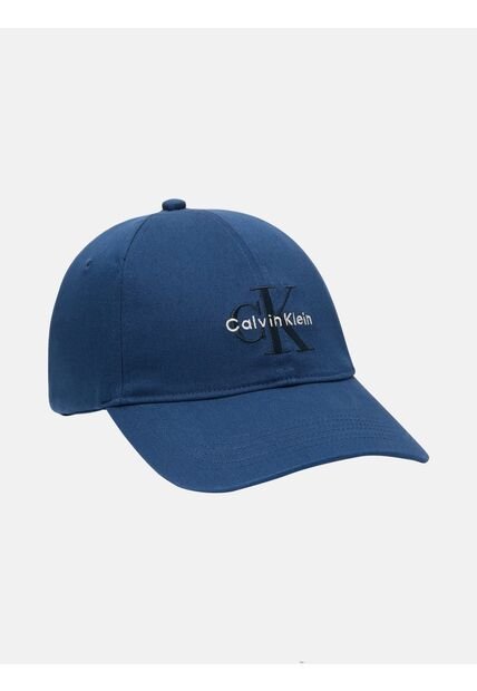 Gorra Azul Con Monograma Bordado Calvin Klein