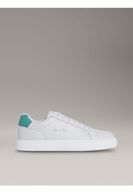 Tenis Gris Classic Cupsole Con Monograma Calvin Klein