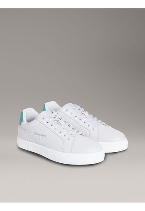 Tenis Gris Classic Cupsole Con Monograma Calvin Klein